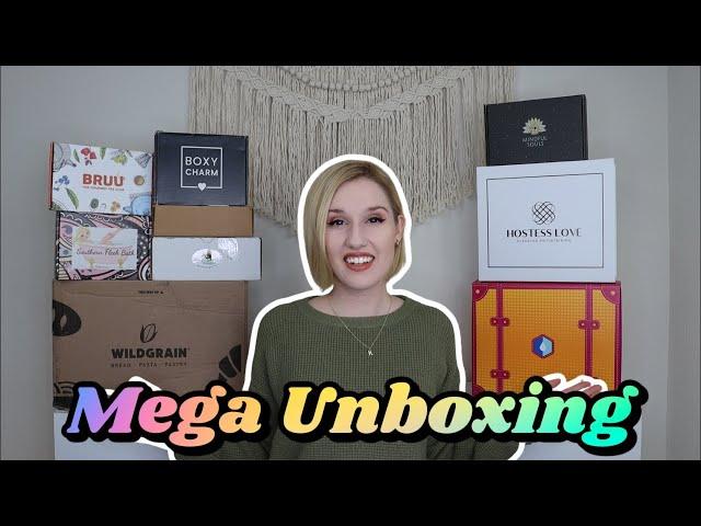 ANOTHER MEGA UNBOXING | Subscription Box Sunday | Vol. 3 November 2022