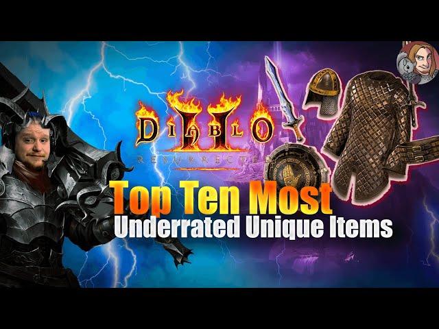 D2R - Top 10 Most Underrated Unique Items (+ Runner Ups)