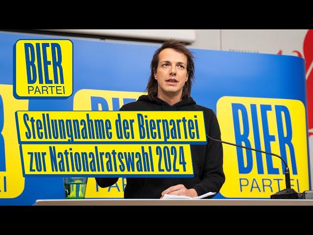 Stellungnahme der Bierpartei zur Nationalratswahl 2024