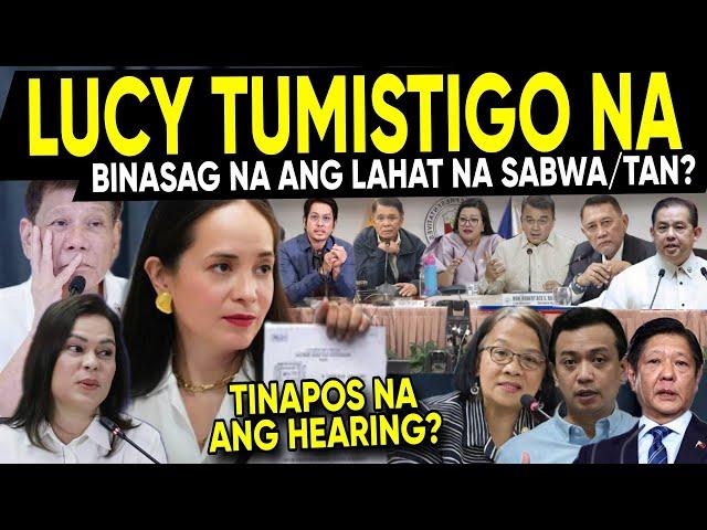 HETO GOODNEWS Kumanta si LUCY TORRES Tumistig0 ALAS ni DU30 Pinakita na?Palasy0 KAMARA NagkaguL0-na?