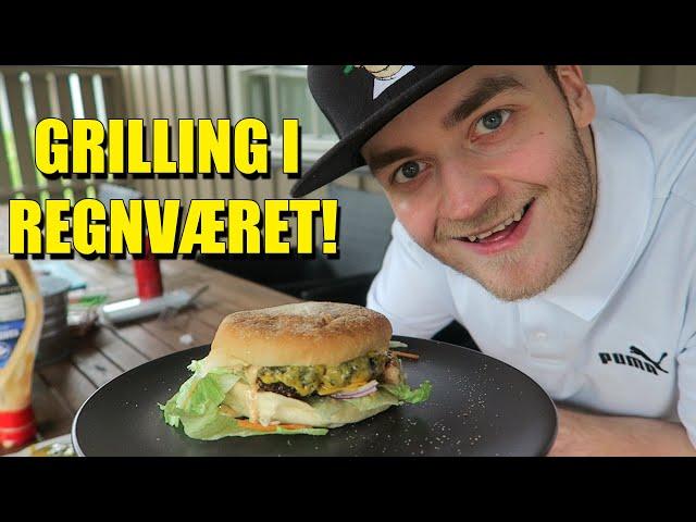 GRILLING I REGNVÆR MED MUTTERN!