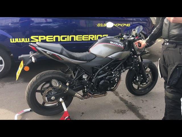 Suzuki SV650X - SP Engineering SC-R Stubby Exhaust