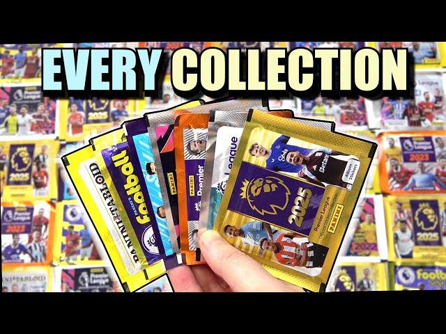 OPENING EVERY PANINI PREMIER LEAGUE STICKER COLLECTION | All Seasons 2019 to 2025 (70 PACKS)