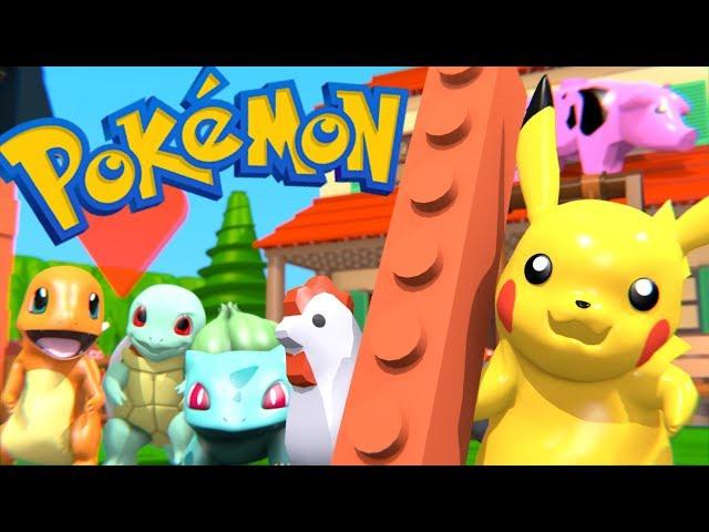 LEGO POKEMON Brick Building Farm Funny animation (compilation)