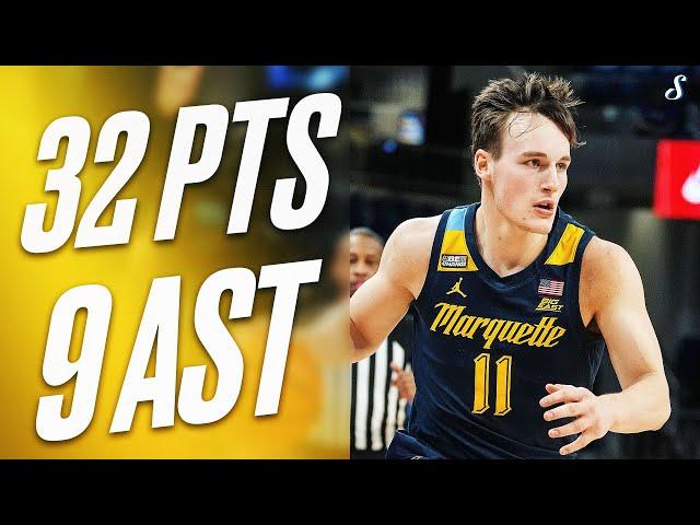 Tyler Kolek Drops A Career-High 32 Pts & 9 Ast At Villanova!