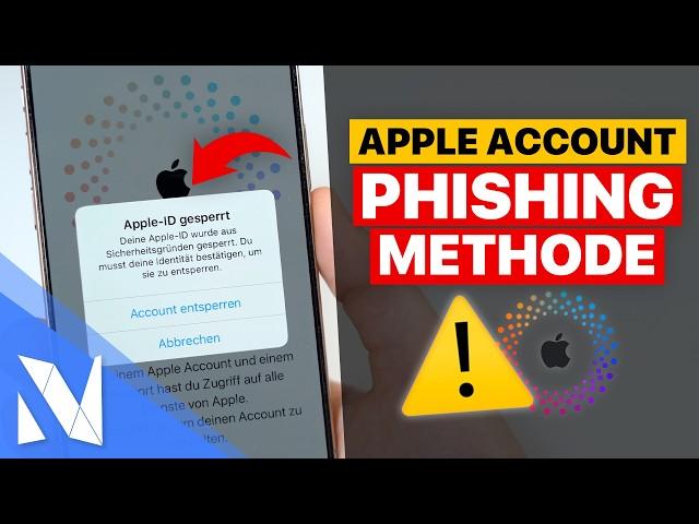 ACHTUNG! ️ Neue AppleID Phishing-Methode - so könnt ihr euch schützen! | Nils-Hendrik Welk