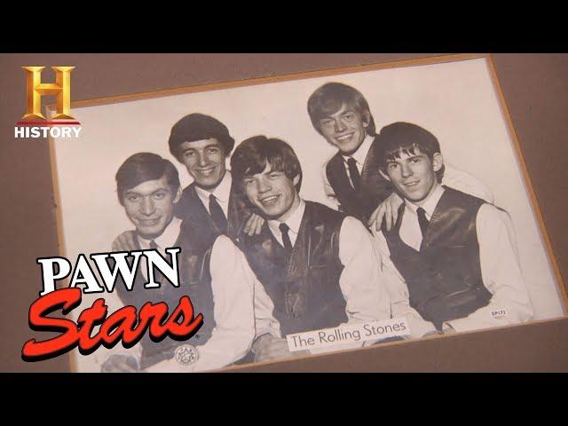 Pawn Stars: Rolling Stones Signed Photo (Season 8) | History