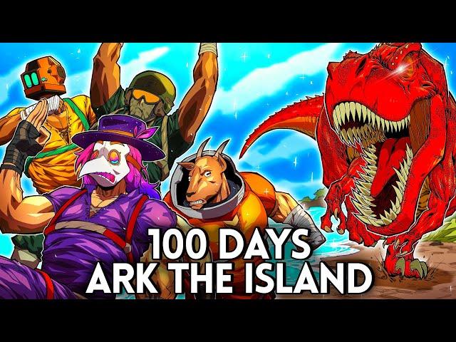 I Spent 100 Days in ARK Survival Ascended THE ISLAND... Here's What Happened!