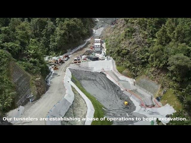 Te Ara o Te Ata: Mt Messenger Bypass: December 2024 drone flyover