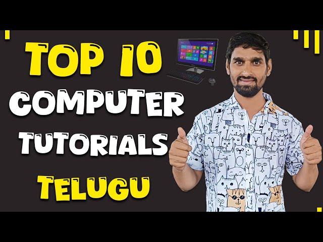 Top 10 Best Computer Basics Tutorials for Beginners - Learn Computer | Computer Tutorial