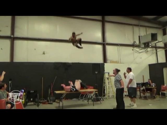 When dropping an elbow goes wrong. IWA Mid-South, Memphis, IN