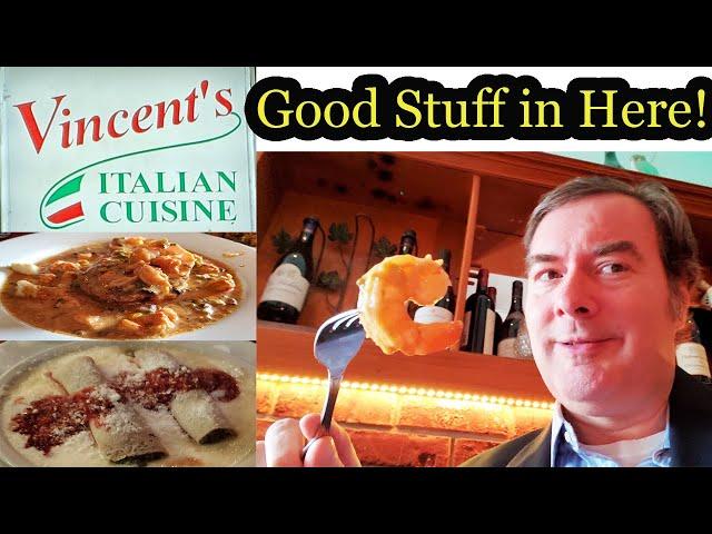 New Orleans Travel Vlog: Good Stuff in Here at Vincent’s Italian Cuisine Restaurant Review Videos