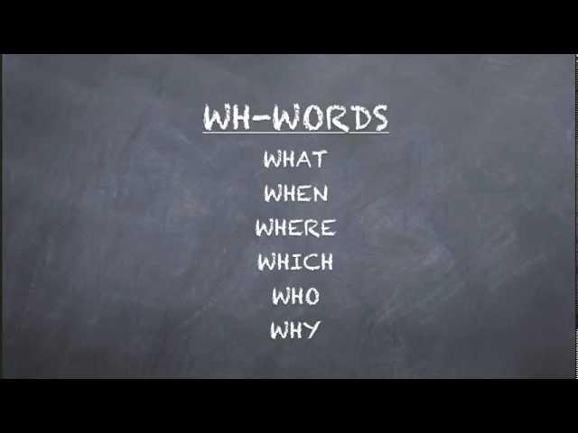 WH-Words in ASL