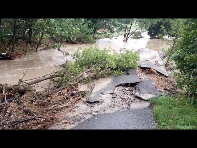 Powódź błyskawiczna - 26.06.2020, Grzegorzówka-Dylągówka-Hyżne-Zabratówka-BłędowaTyczyńska-Chmielnik