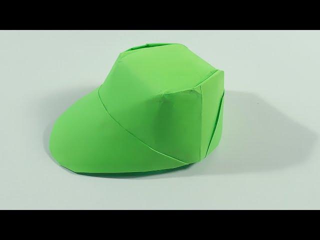 paper cap | paper cap making | origami cap