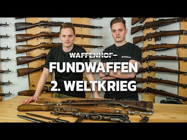 Fundwaffen aus dem 2. Weltkrieg - K98, VK98, MP40