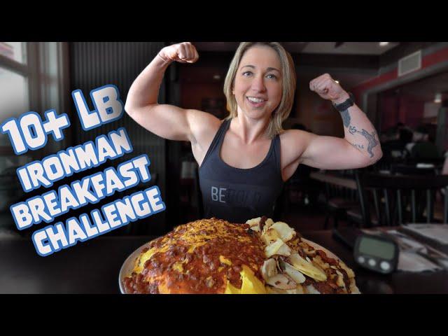 MASSIVE 10LB+ IRONMAN BREAKFAST CHALLENGE