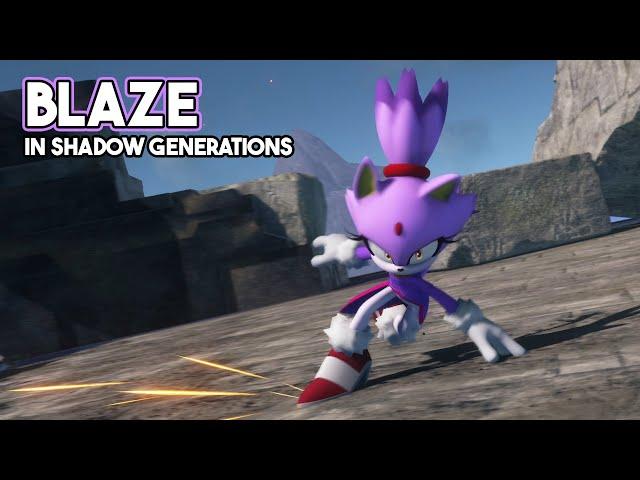 Blaze in Shadow Generations (With Sonic 06 OST)