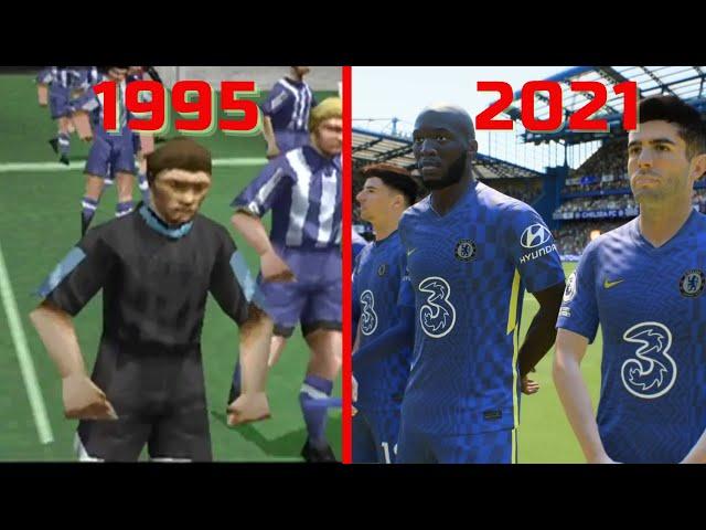 Evolution of FIFA Pre-match Scenes (1995 - 2021)