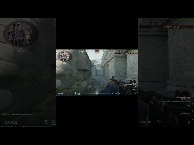 CS2 1v3 clutch #cs2 #gaming #clips #shorts #shortvideo
