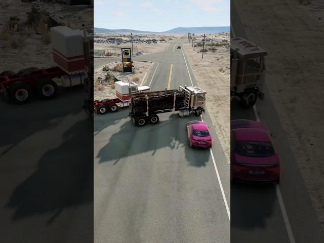 Realistic Highway Car Crashes #186 -BeamNG.Drive