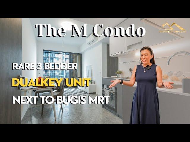 The M Condo 3 bedroom Dual key Home Tour Video by Celine Kam (Property Wealth)