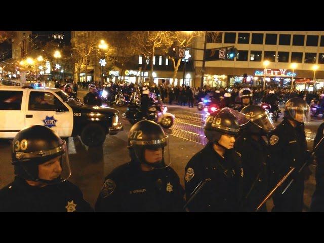 PT. 2 San Francisco Police Procedure - How To Prevent A Riot - Textbook Protest/Crowd Control