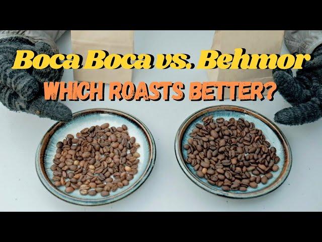 Comparing the BocaBoca against the Behmor || Comparing Coffee Roasters || Roasting Coffee at Home!