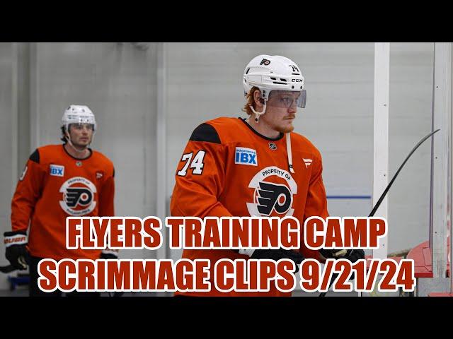 Philadelphia Flyers Training Camp Scrimmage Clips - Day 3 9/21/24