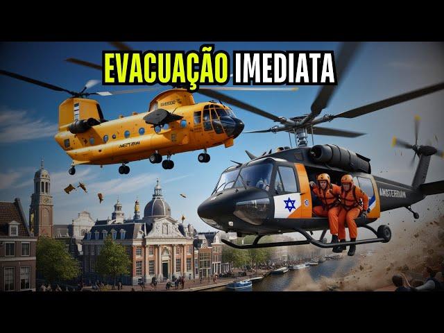 URGENTE - ORDEM DO PRIMEIRO MINISTRO DE ISRAEL - "EVACUEM NOSSOS CIDADÃOS DE AMSTERDAM"