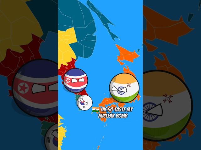 What if India  and Japan  Switch  Places|#countryballs #nutshell #shortsfeed #shorts