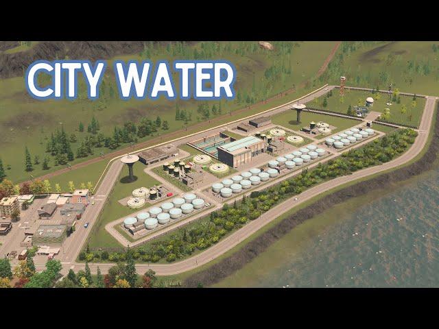 Creating a city water facility in Cider River | Cities Skylines