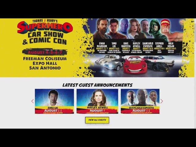 WWE star Hulk Hogan appearing at Superhero Car Show & Comic Con