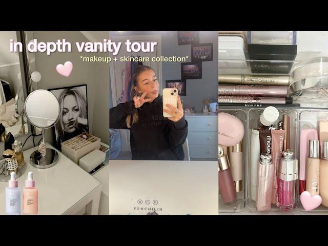 VANITY TOUR | makeup + skincare collection ‍️