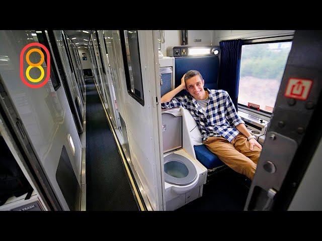 Night Train in the U.S.: Expensive, but with a lavatory!