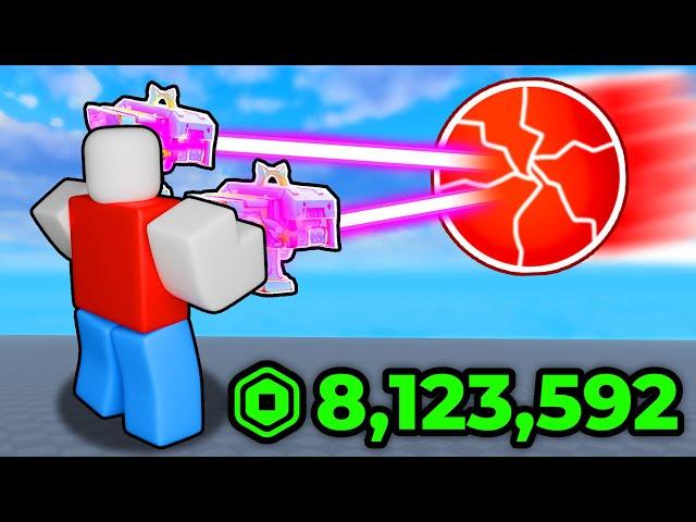 Spending $8,123,592 On The NEW DUAL BUBBLE BLASTERS In Blade Ball