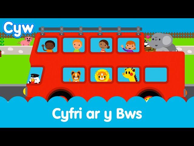 Cân Cyfri ar y Bws Cyw | Cyw's Counting on the Bus Song