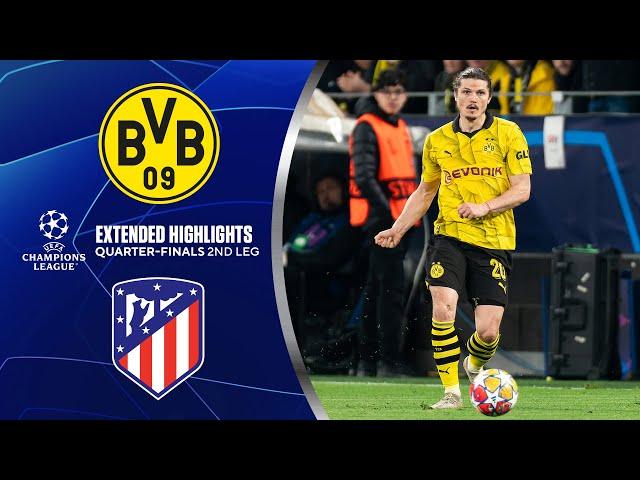 Borussia Dortmund vs. Atlético Madrid: Extended Highlights | UCL Quarter-Finals 2nd Leg | CBS Sports