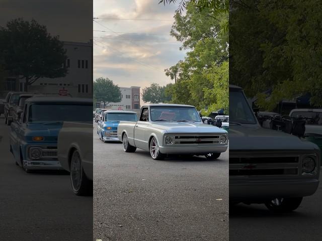 C10s Roll into the Park #lsswap #c10 #texas