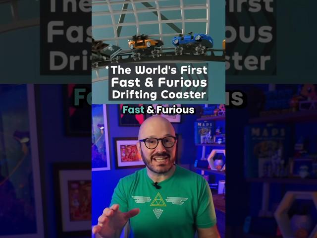 The World’s First Drifting Fast & Furious Roller Coaster  #universalstudios