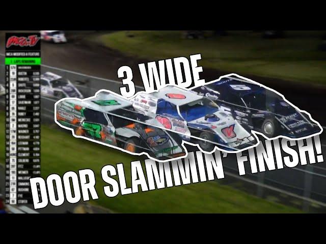 IMCA.tv | 3 Wide, Door Slammin' Finish | Boone Speedway, May 18th, 2024