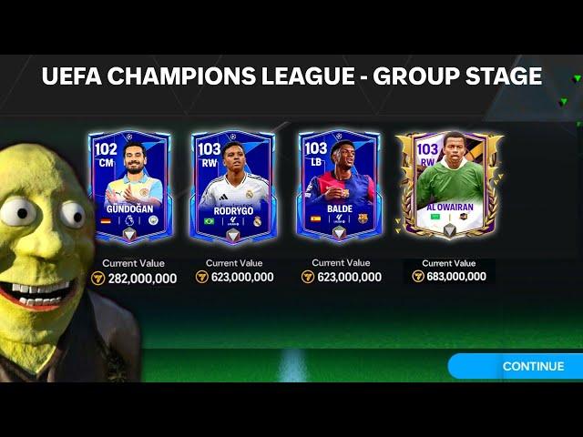 Funny UCL Event Pack Opening In FC Mobile 25