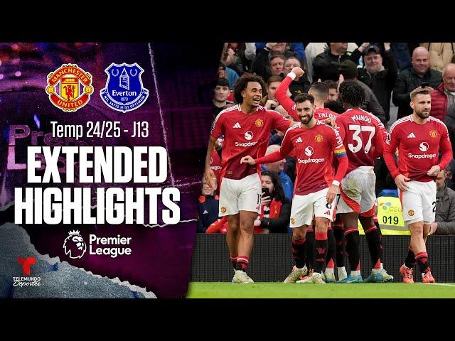 Man United vs. Everton | Highlights Premier League | Jornada 13 | Telemundo Deportes