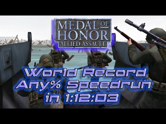 [World Record] Medal of Honor: Allied Assault Any% (Easy) - Speedrun - 1:12:03