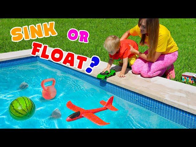 Sink or Float with Vlad and Niki - Cool Science Experiment for Kids