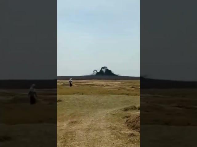 A sudden Mud Volcano Eruption