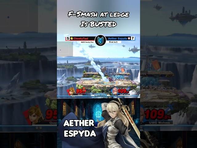 Corrin's F-Smash has some BROKEN range! | #corrin #smashbros #link