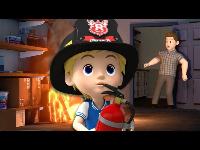 Child Firefighter, Peter│Learn about Safety Tips with POLI│Cartoons for Kids│Robocar POLI TV