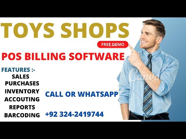 Retail Toys Shop Point of Sale - POS Billing and Inventory Software