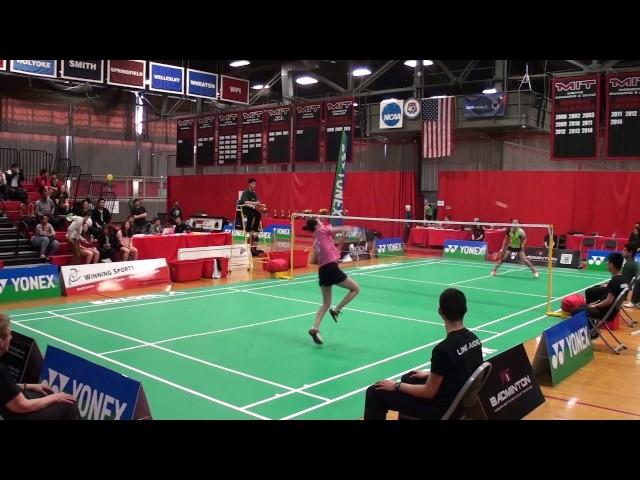 Women Singles Final, Game 1 of 2, Beiwen Zhang Vs Jing Yu Hong, Boston Open 2015